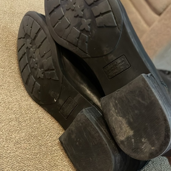 Sam Edelman Size 9.5 Penny Riding Boot Tall Black Leather Back Zipper (TD) - Picture 8 of 10